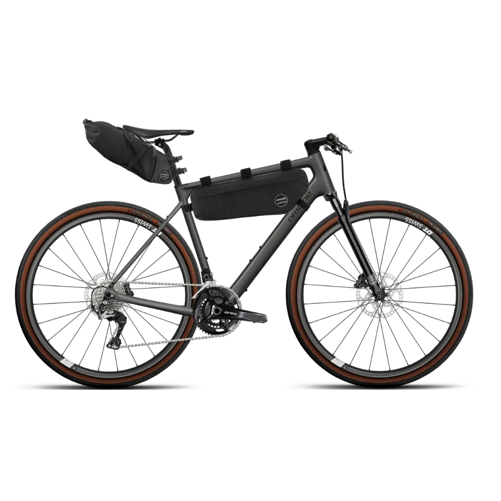 Origine - Graxx GTO Explore Flatbar - GRX 2x10v - Sacoches - Gravel avec suspension avant