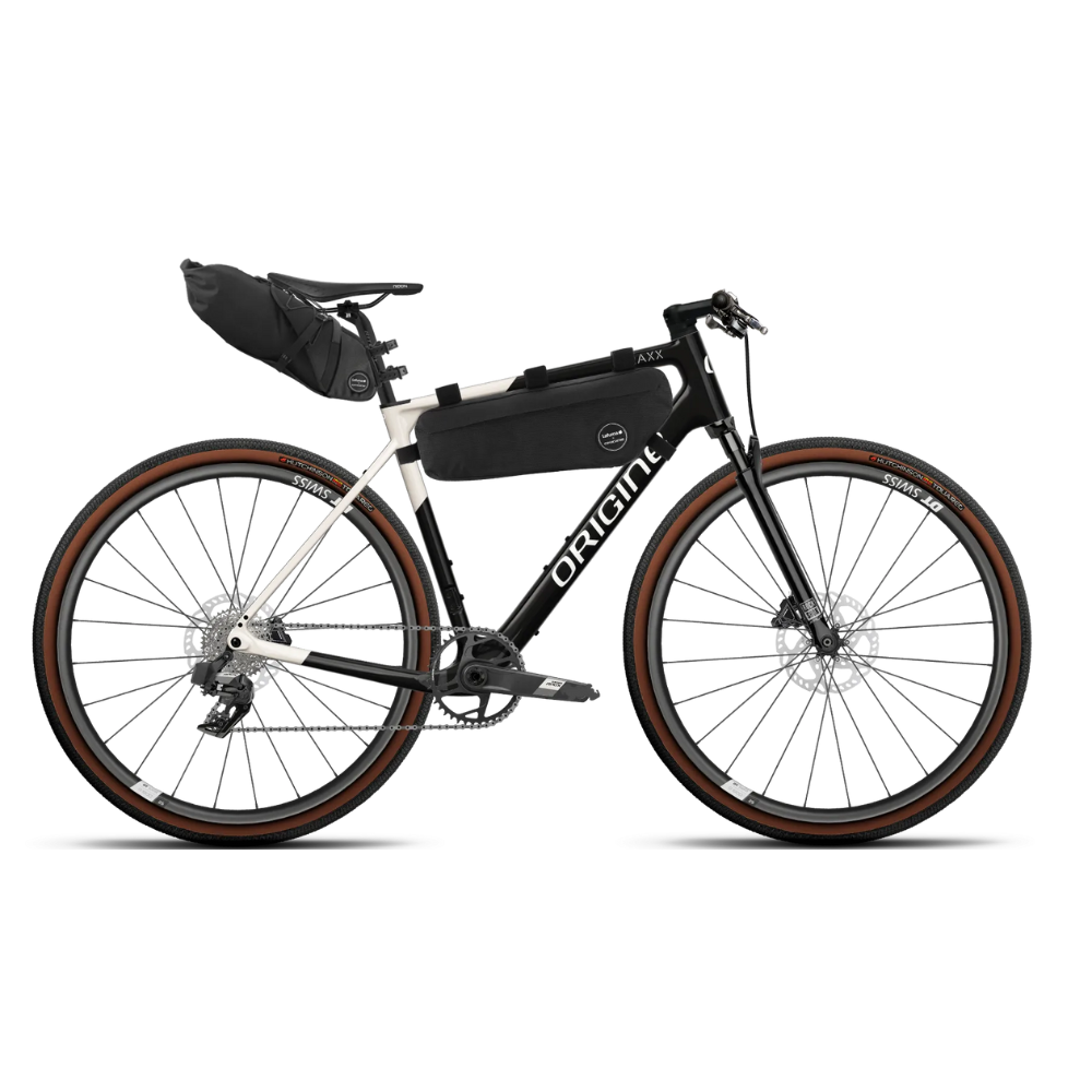 Origine - Graxx GTO Explore Flatbar - Apex axs 1x12v - Sacoches - Gravel avec suspension avant