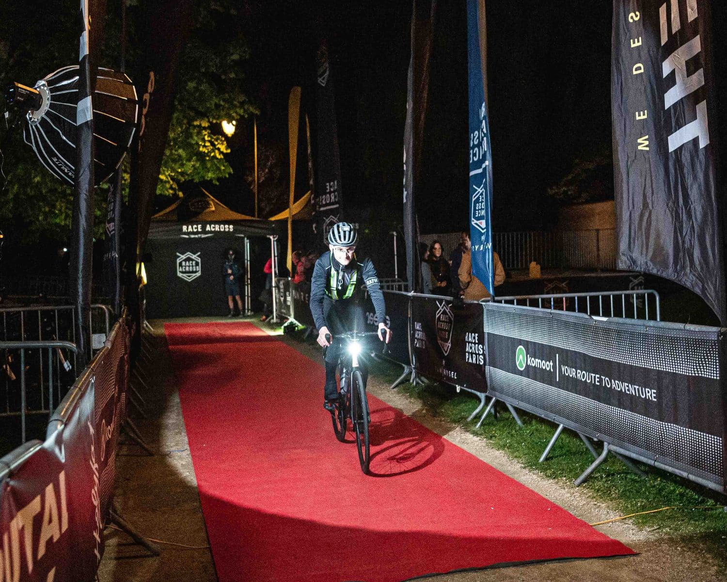 Valentin Van Overloop au départ de la Race Across Belgium