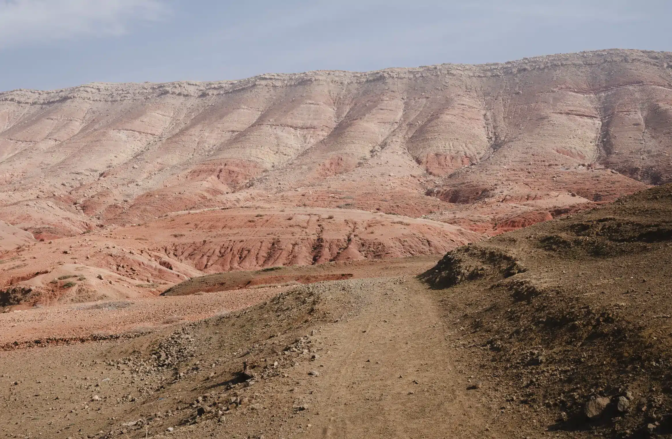 Concurrent sur Atlas Mountain Race