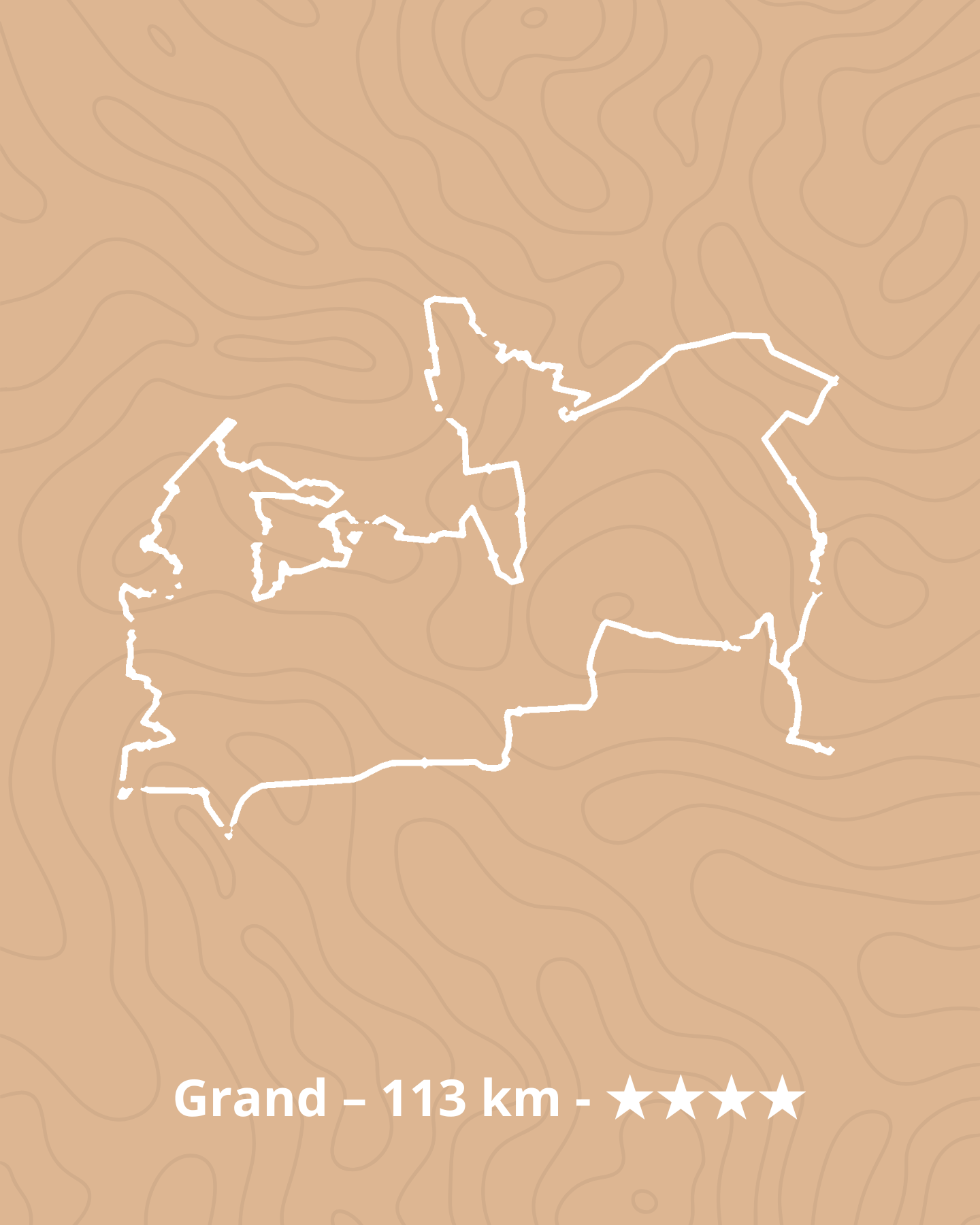 Back To The Origine, map du grand parcours