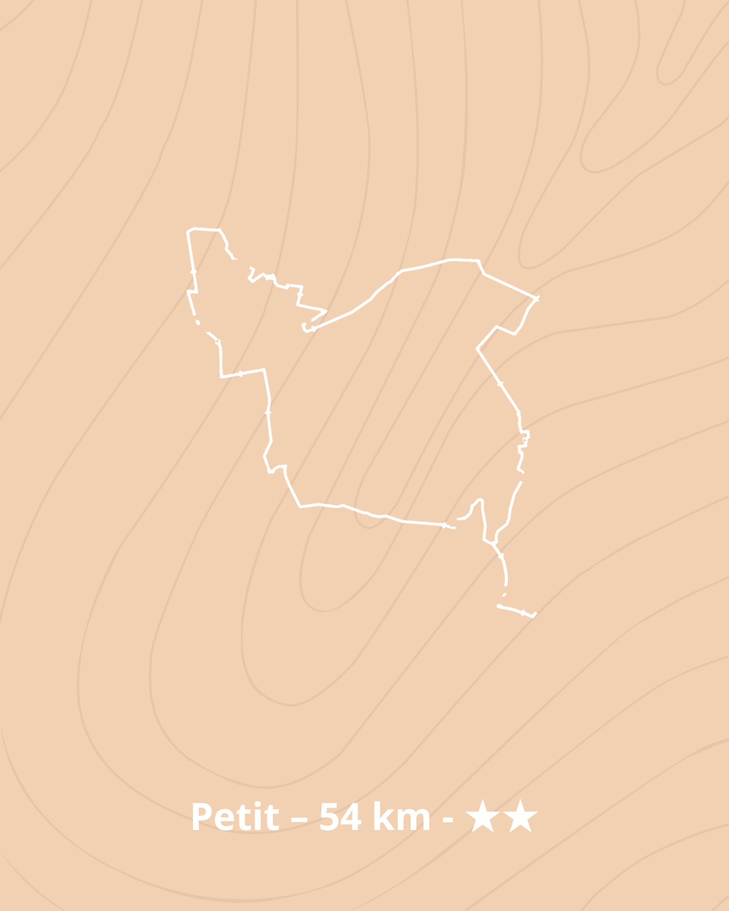 Back To The Origine, map du petit parcours Back To The Origine, map du petit parcours