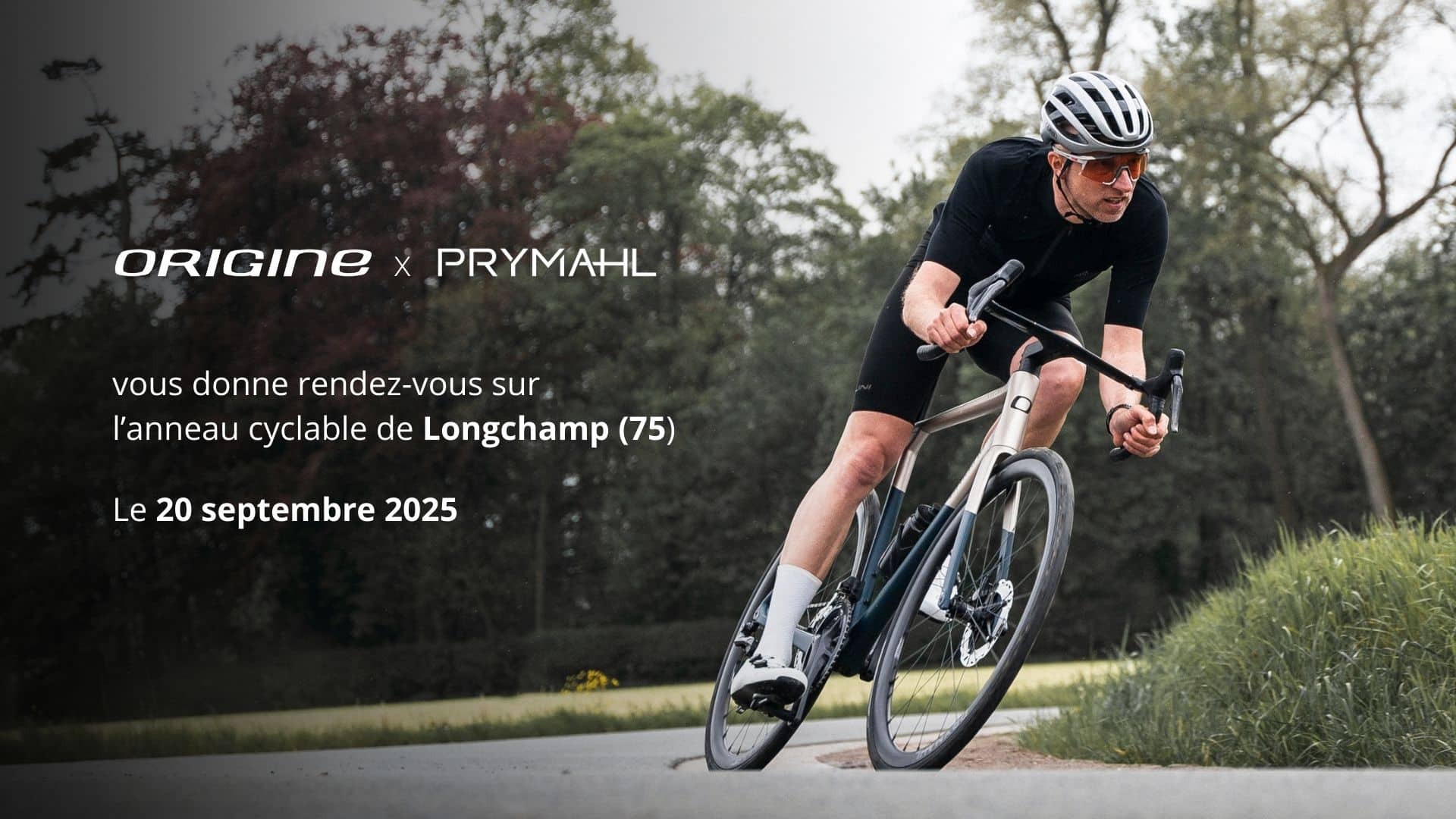 Essayez les vélos Origine sur l’anneau de Longchamp