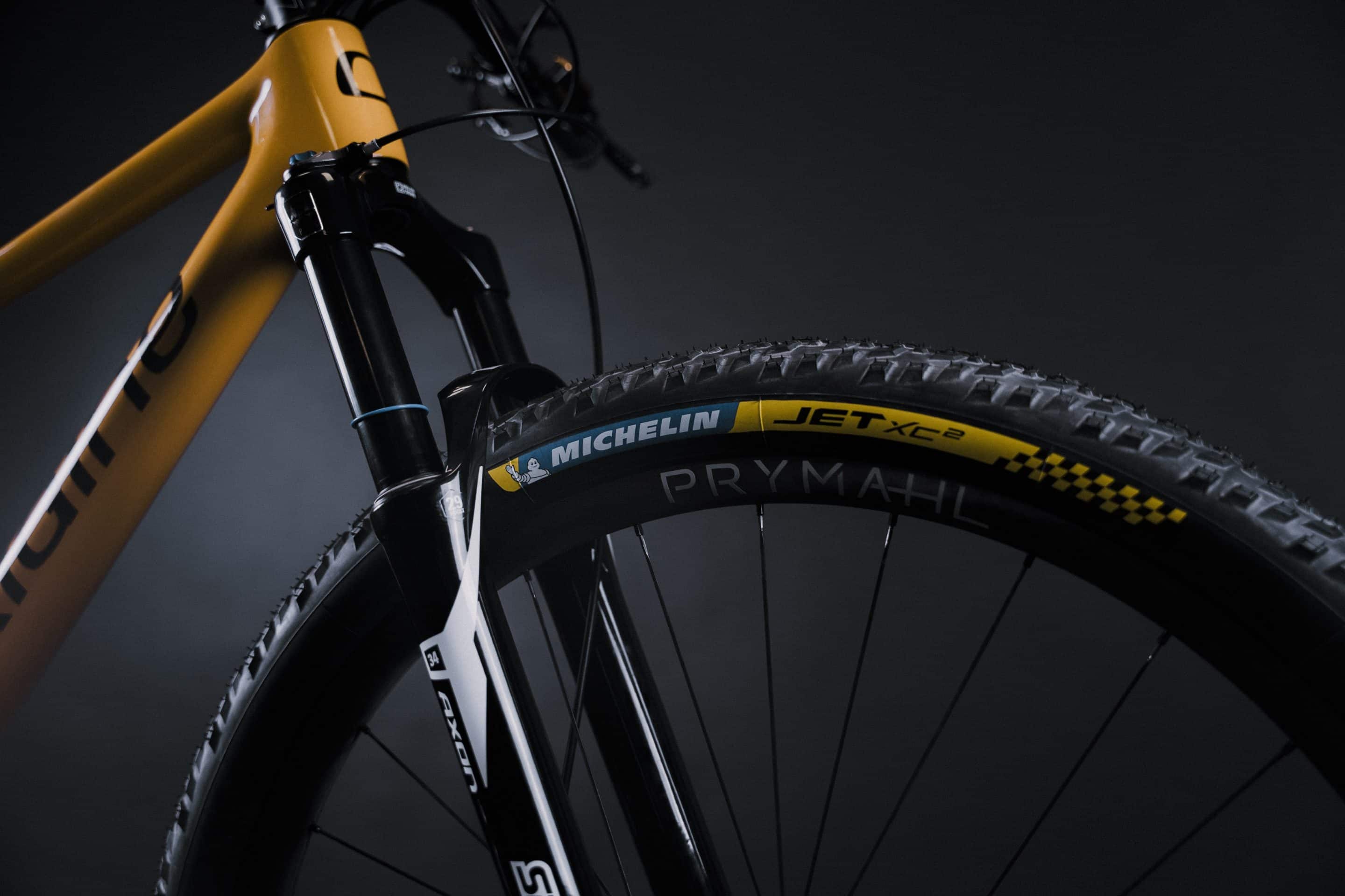 Pneus Michelin sur le VTT Theoreme FS Team Edition Origine Racing Division Pneus Michelin sur le VTT Theoreme FS Team Edition Origine Racing Division