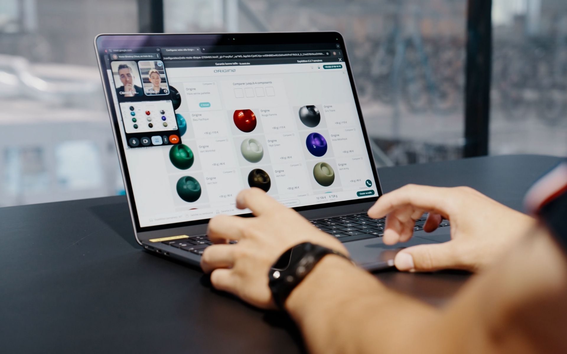 Personnalisation sur le site Origine