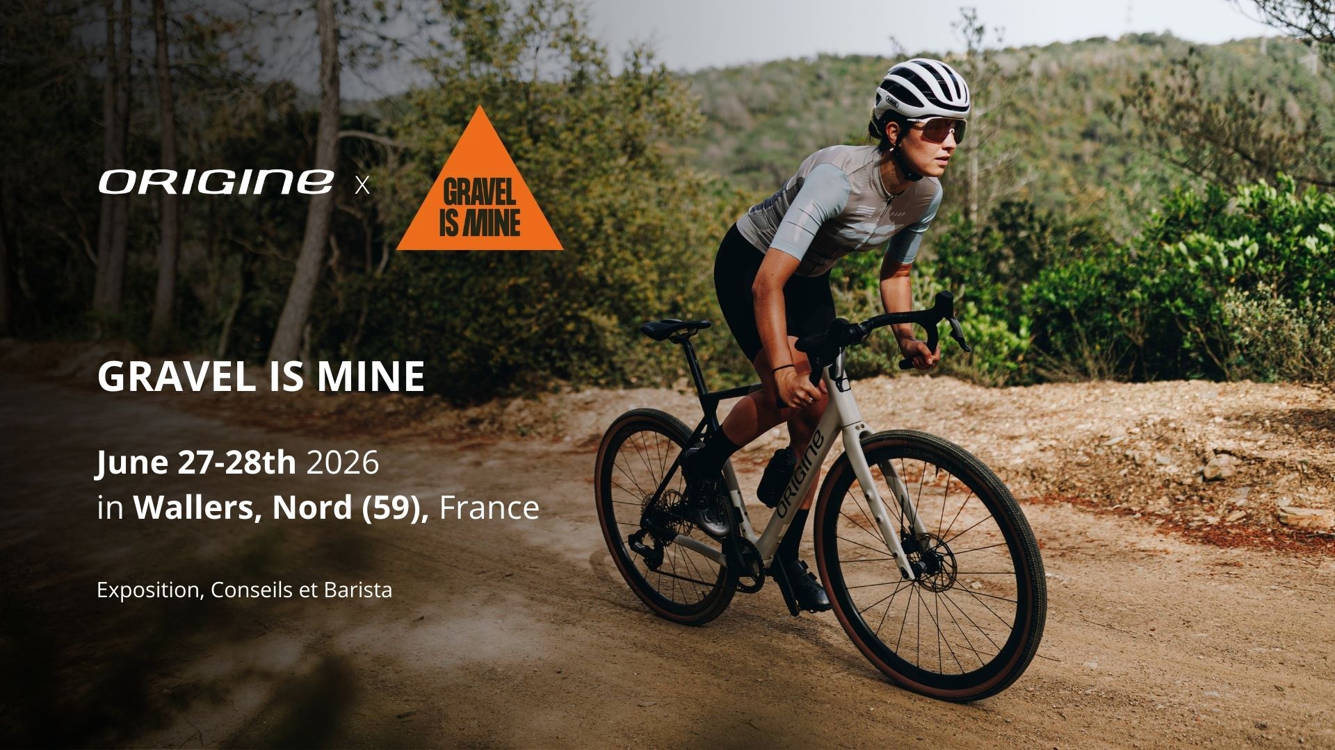 Origine sera présent sur Gravel Is Mine, l'événement gravel et bikepacking dans le nord de la France