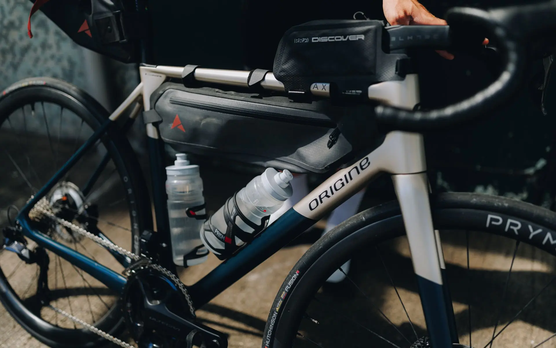 Axxome on a bikepacking trip