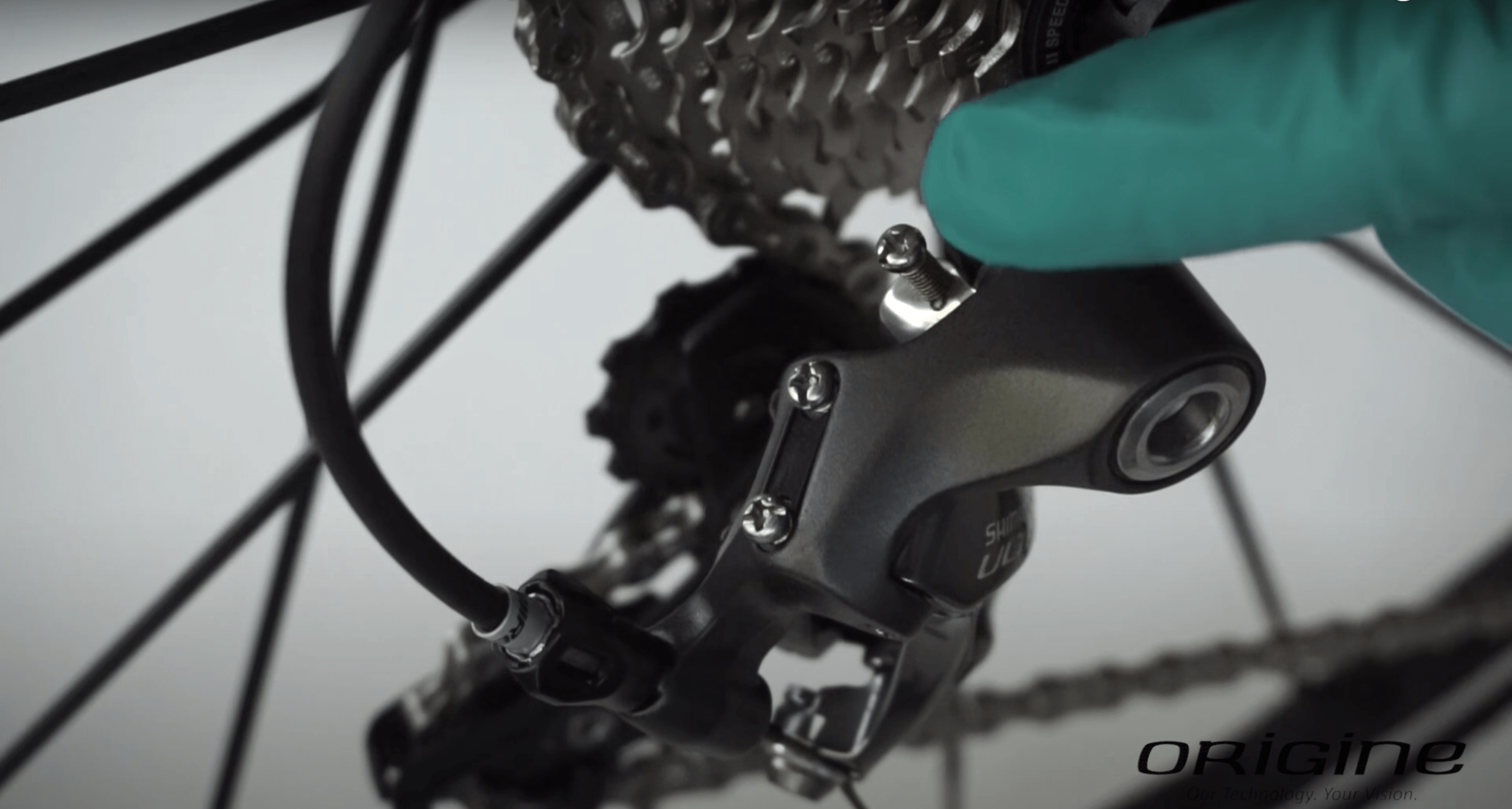 réglage chape dérailleur shimano