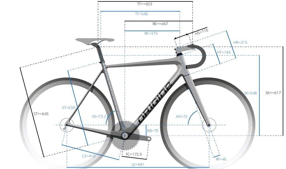 dimensions vélo