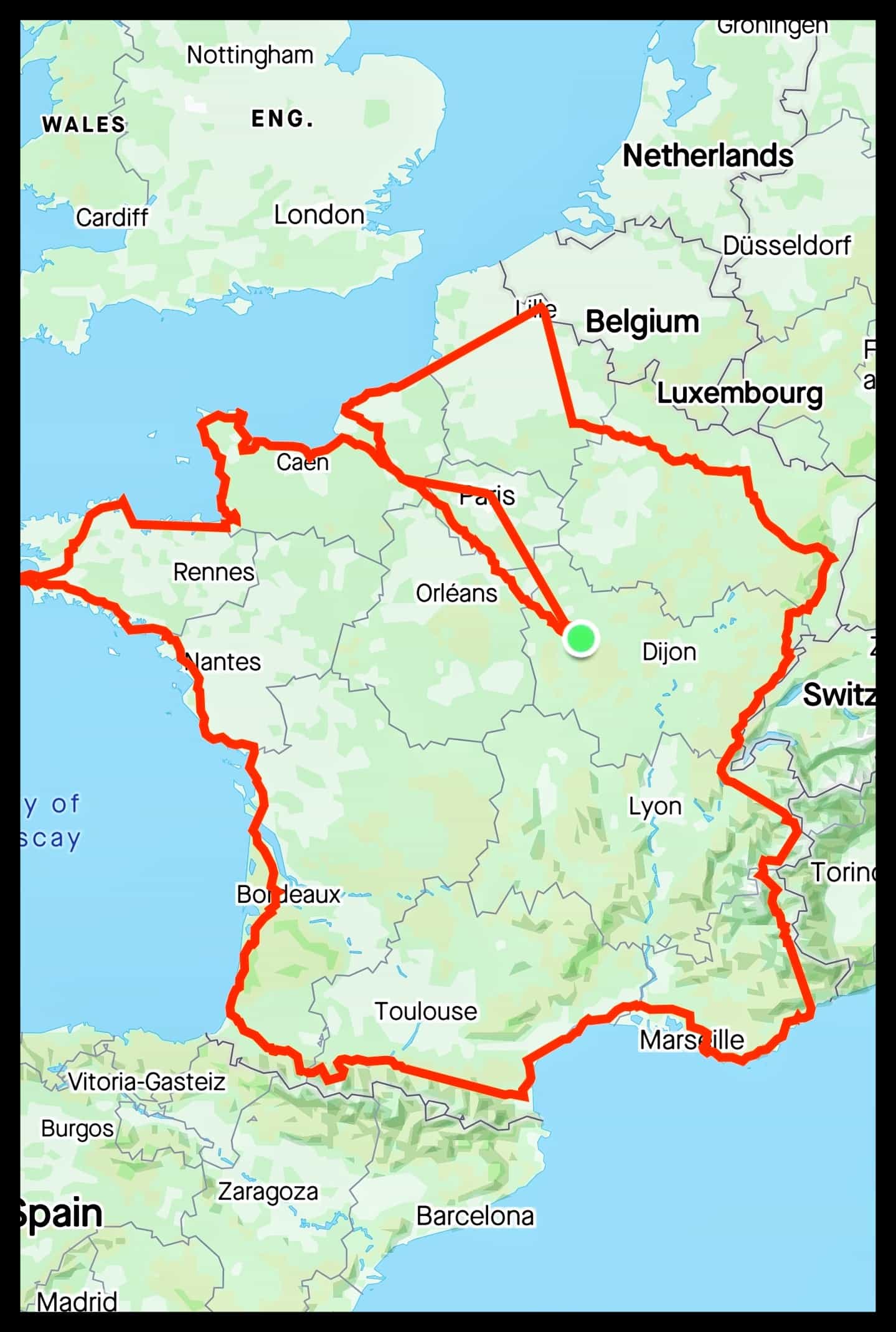Itinéraire BTR Tour 2021 chilkoot