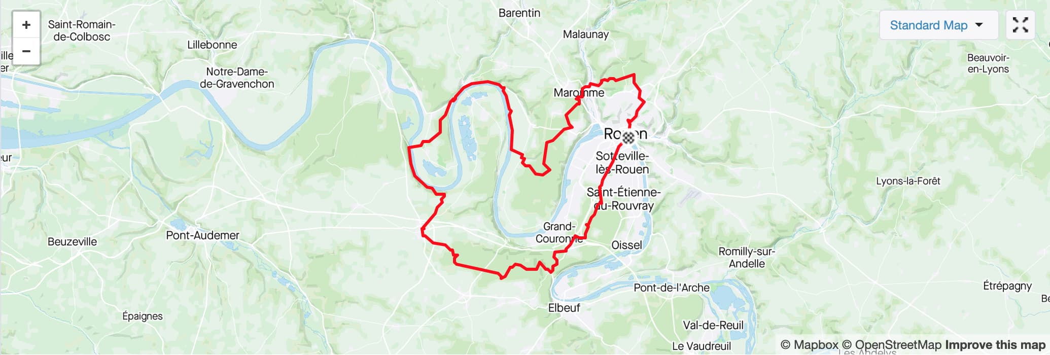 itinéraire GPS Silex Race
