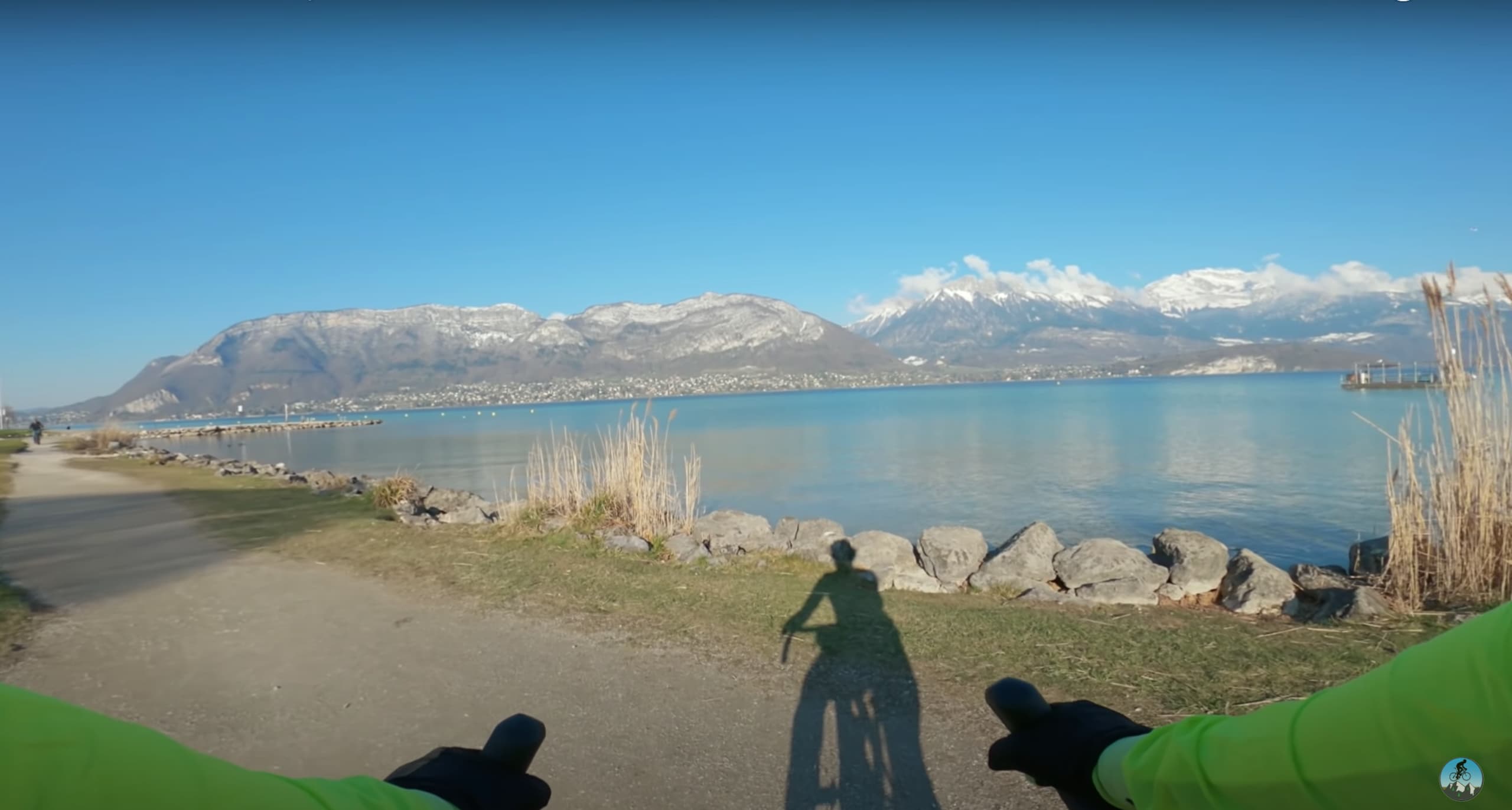 parcours piste cyclable lac annecy