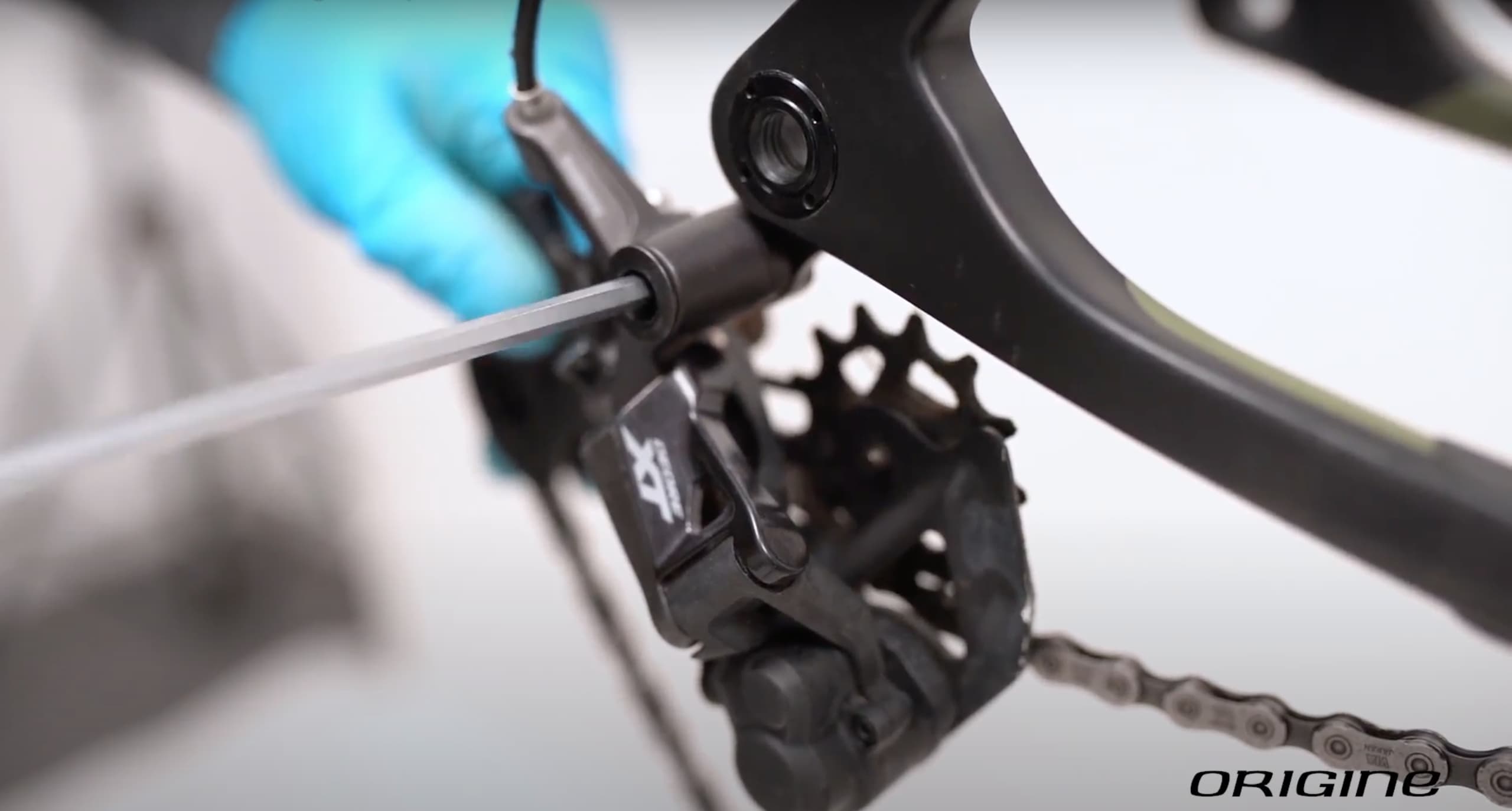 démonter dérailleur