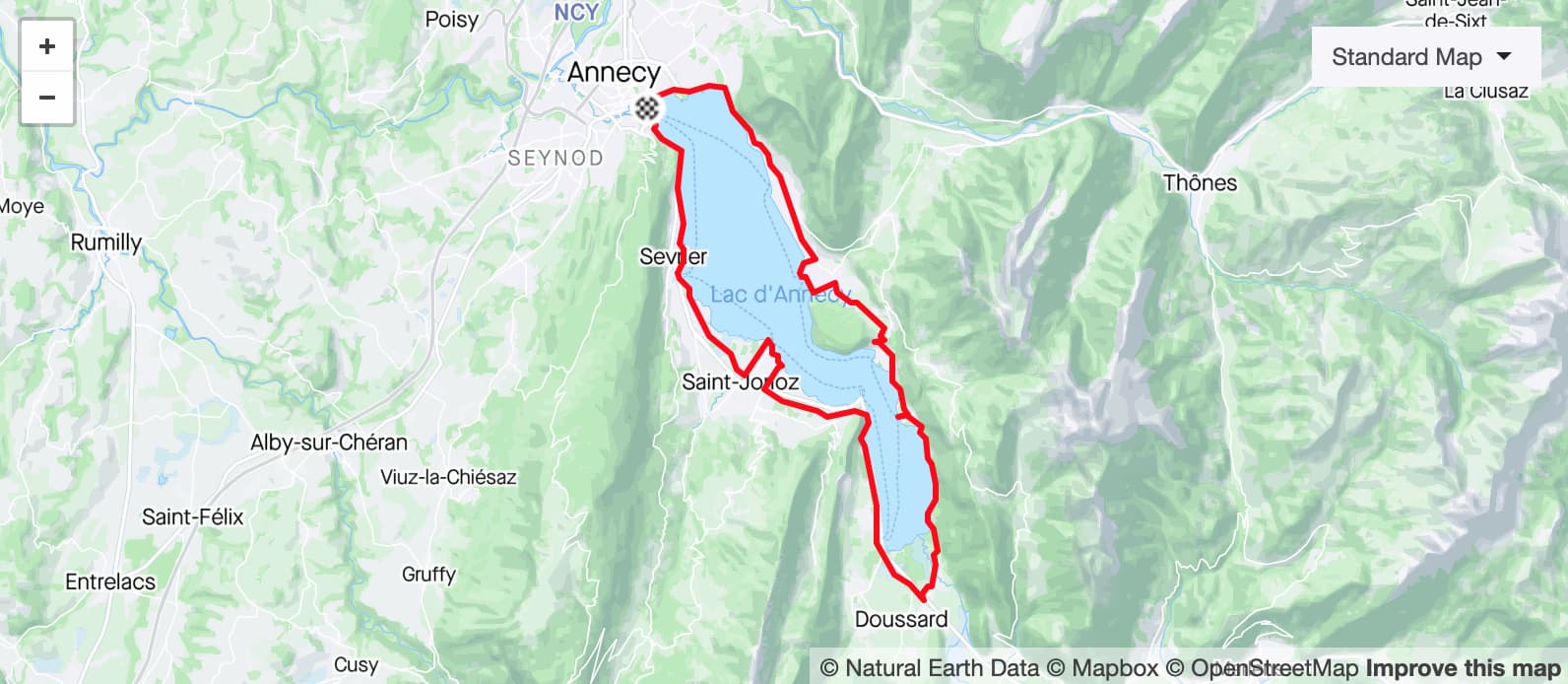 Tour du lac annecy best sale en vélo