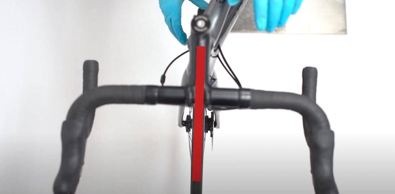 Autocollant de tube de direction de vélo absolute black